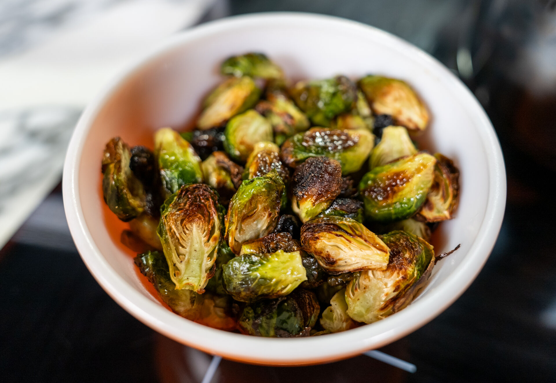 Garlic Butter Balsamic Brussels Sprouts