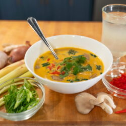 Lemongrass Coconut Chicken Soup