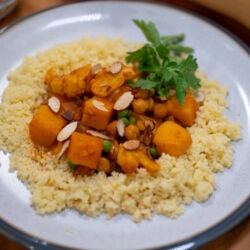 Moroccan Chickpea and Butternut Squash Tagine