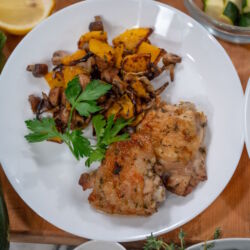 Warming Chicken Thigh Sheet Pan Dinner