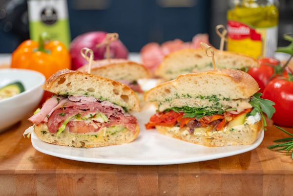 Super Stacked Sandwiches - Vegetarian