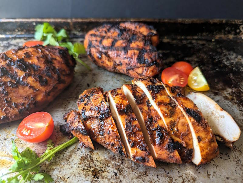 Spice Rubbed Grilled Chicken