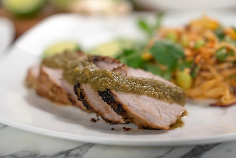 Green Curry Pork Tenderloin