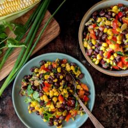 Black Bean Rainbow Salad