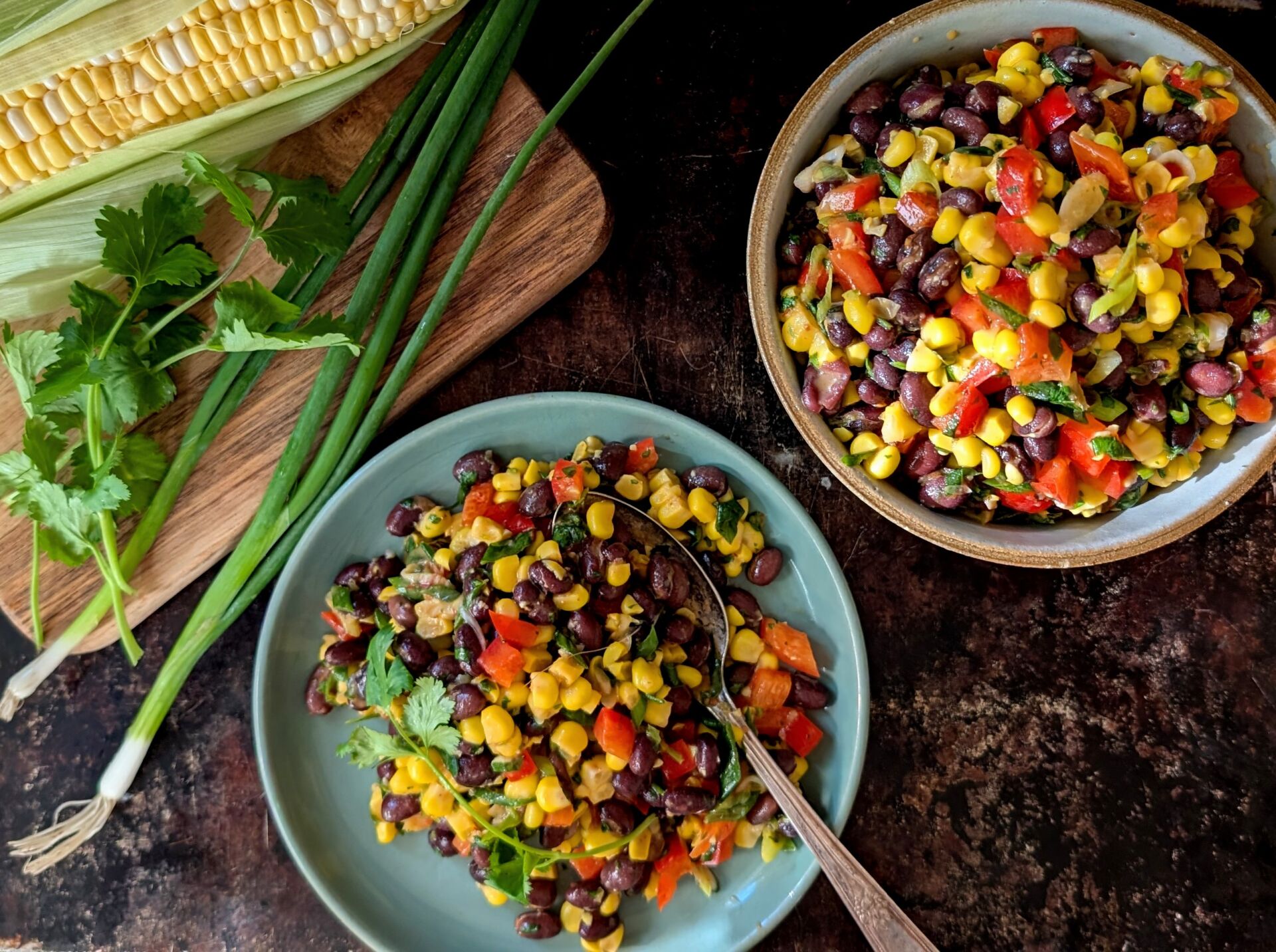 Black Bean Rainbow Salad