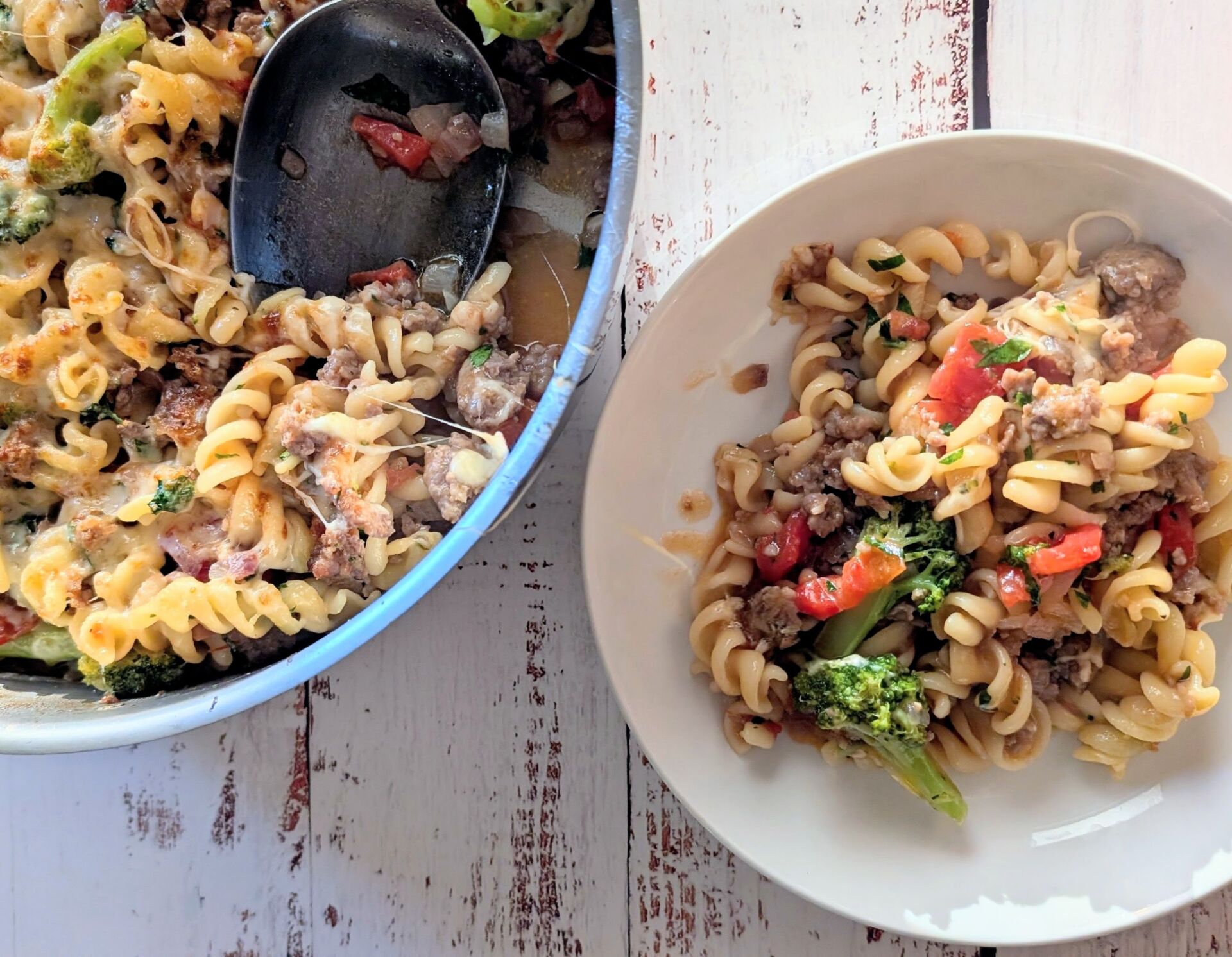 Pasta with Italian Sausage and Broccoli