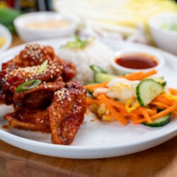 Air-Fryer Korean Fried Chicken
