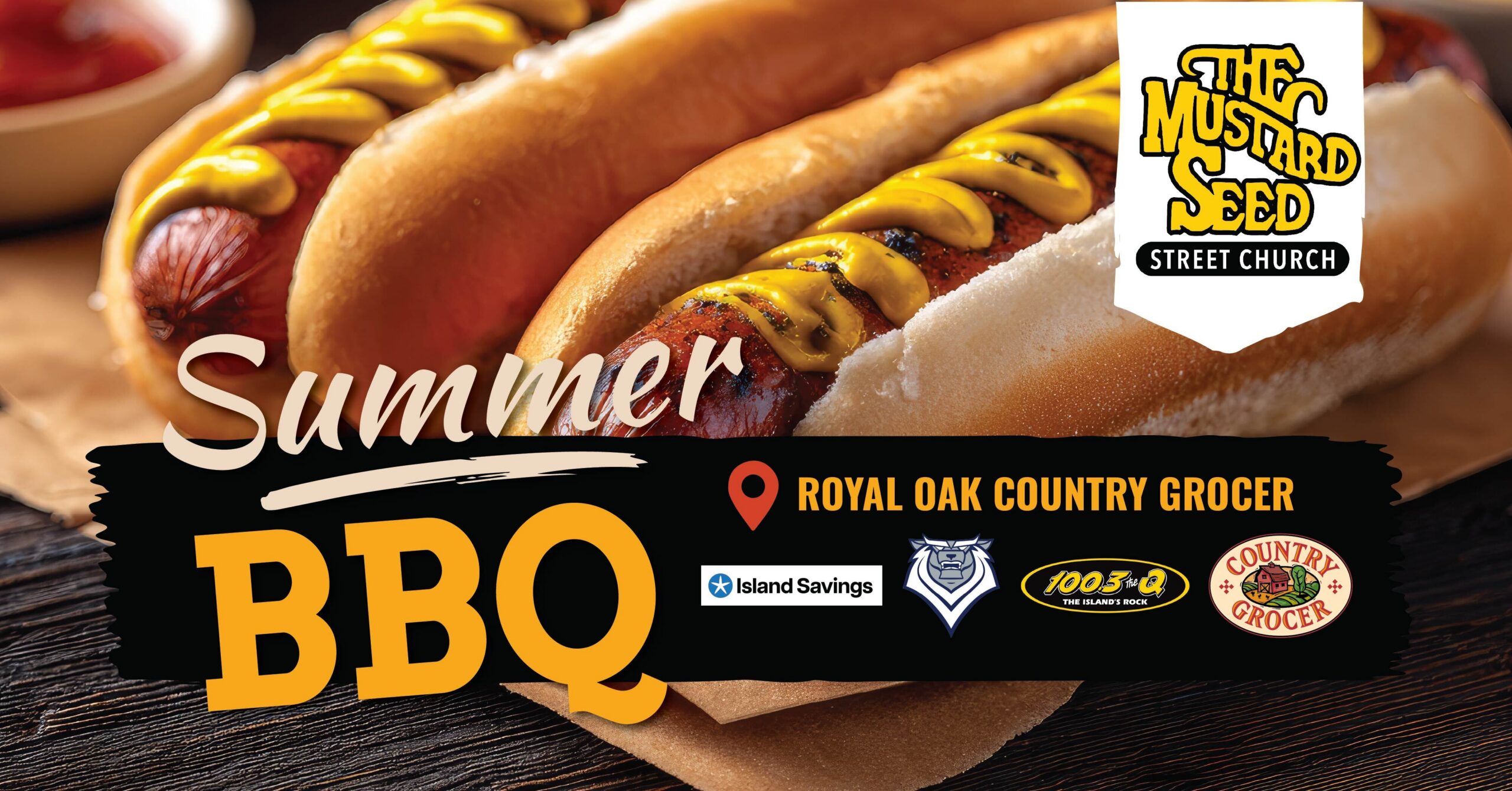 Summer BBQ Royal Oak – Mustard Seed Hot Dog Fundraiser