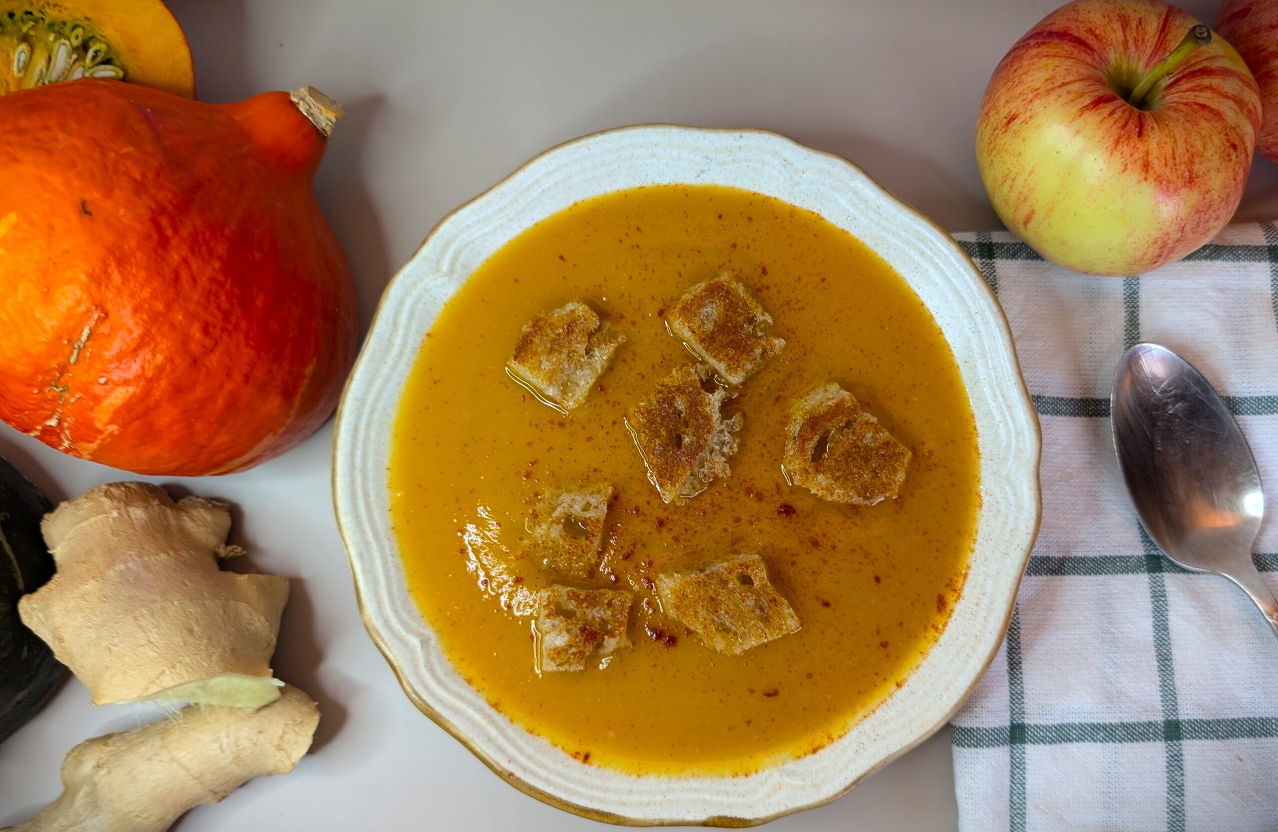 Squash, Apple, and Ginger Soup